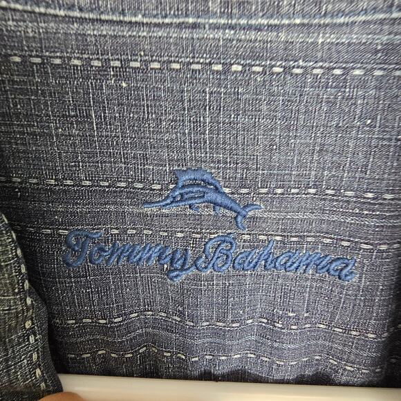 Tommy Bahama Men Silk Hawaiian Shirt XXL Floral Resortwear Travel Vacation Beach - Picture 6 of 9